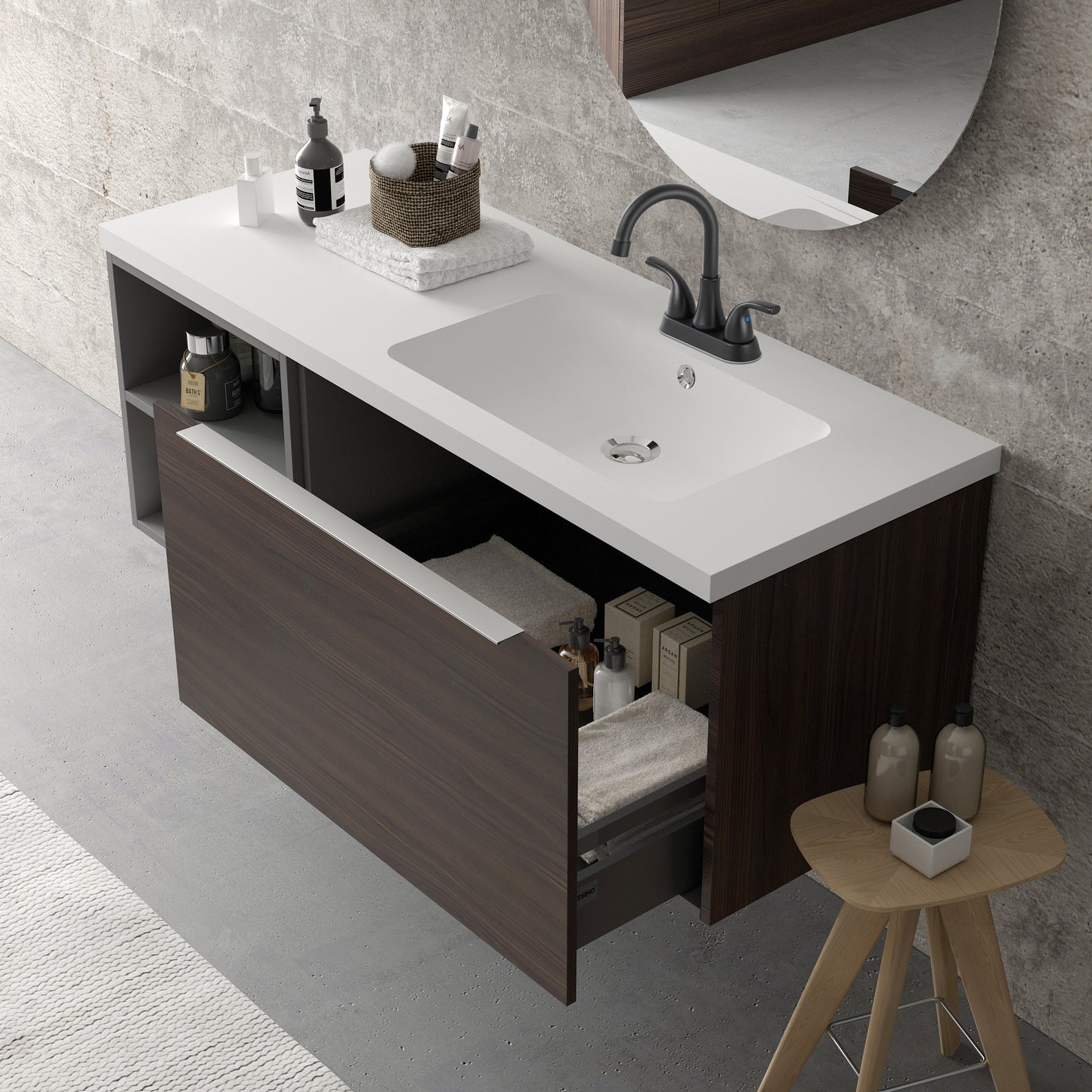 Cinwiny 4 Inch Bathroom Sink Faucet
