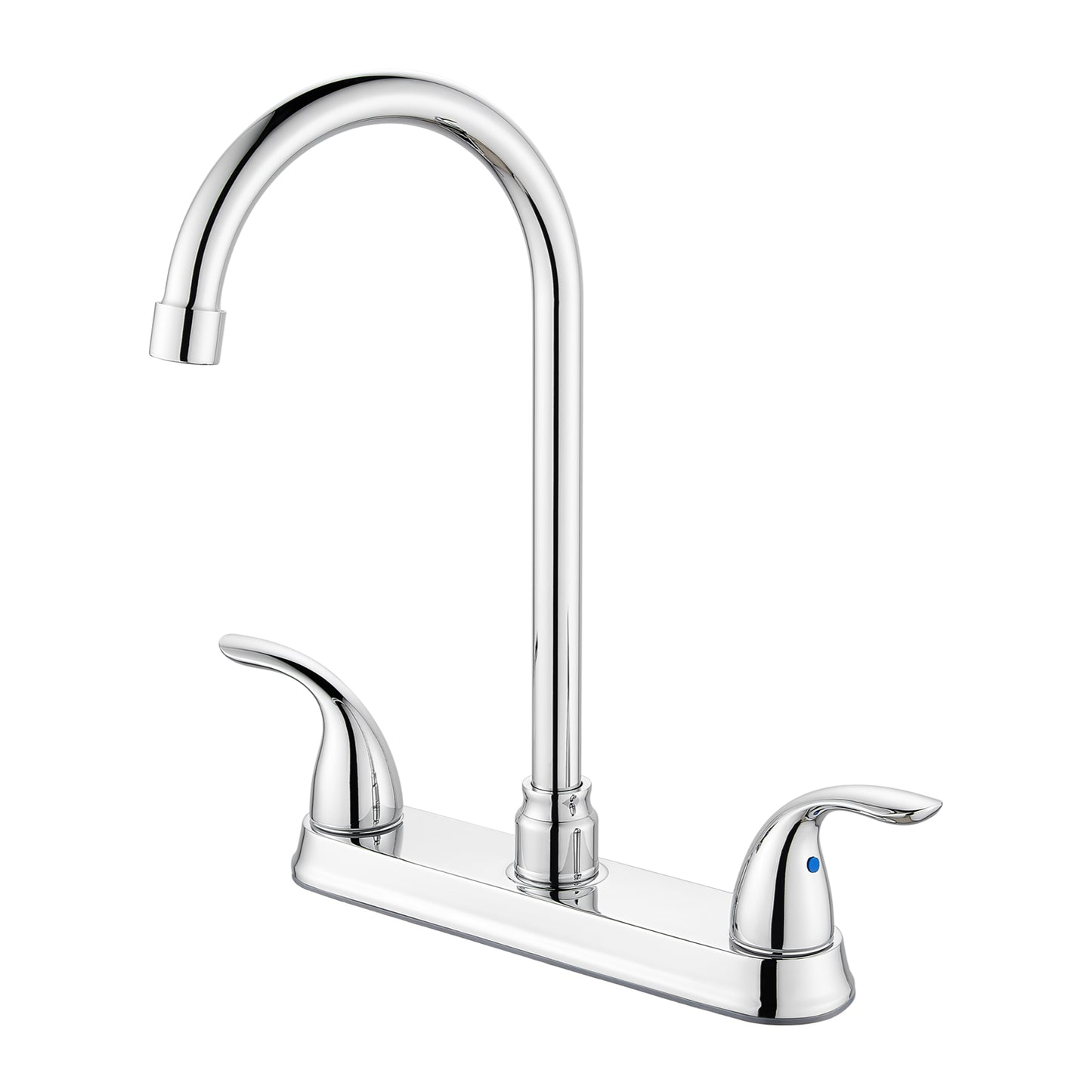 
                  
                    Cinwiny Kitchen Sink Faucet,2-Handle Kitchen Faucet High Arc 360° Rotating Spout 8 Inch Centerset Kitchen Sink Faucet with Supply Lines for 3 Holes Kitchen Sink
                  
                
