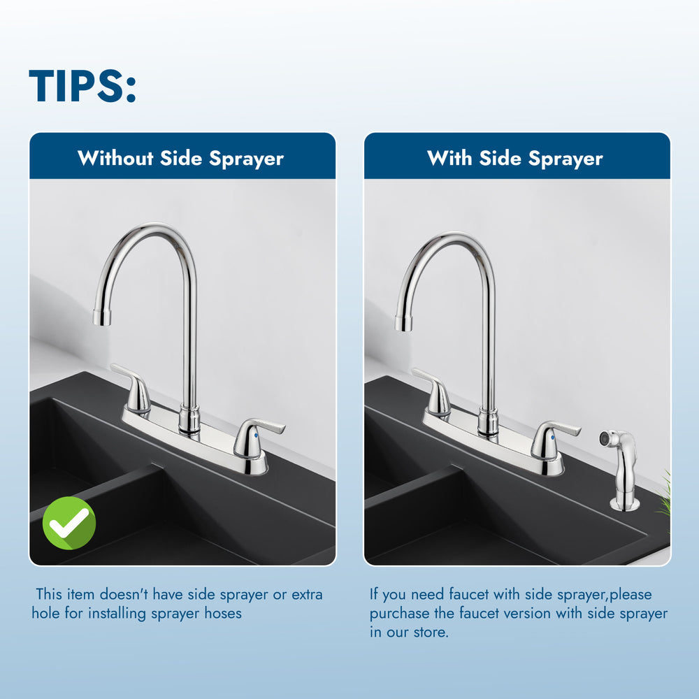 Kitchen Sink Tap For Opening Windows - Stainless Steel Swivel Mixer Tap, Fits Over Sill, Hot & Cold